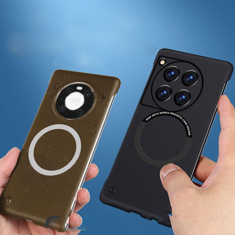 Магнитный безрамочный жесткий чехол Magsafe для Oneplus 12 5G 12R 1 + 12, ультратонкий матовый чехол без полей с беспроводной зарядкой для One Plus 12 ACE 3 2V 2pro
