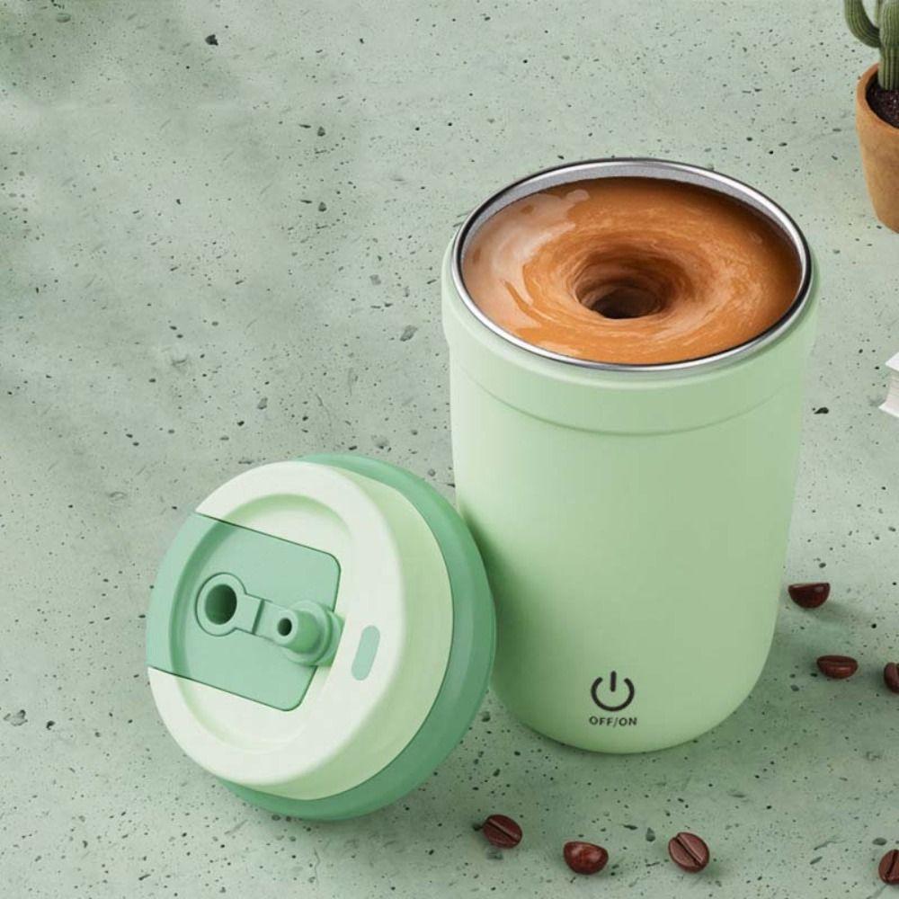 Electric Self Stirring Coffee Mug Stainless Steel Tumbler Water Cup Automatic Mixing Cup Office