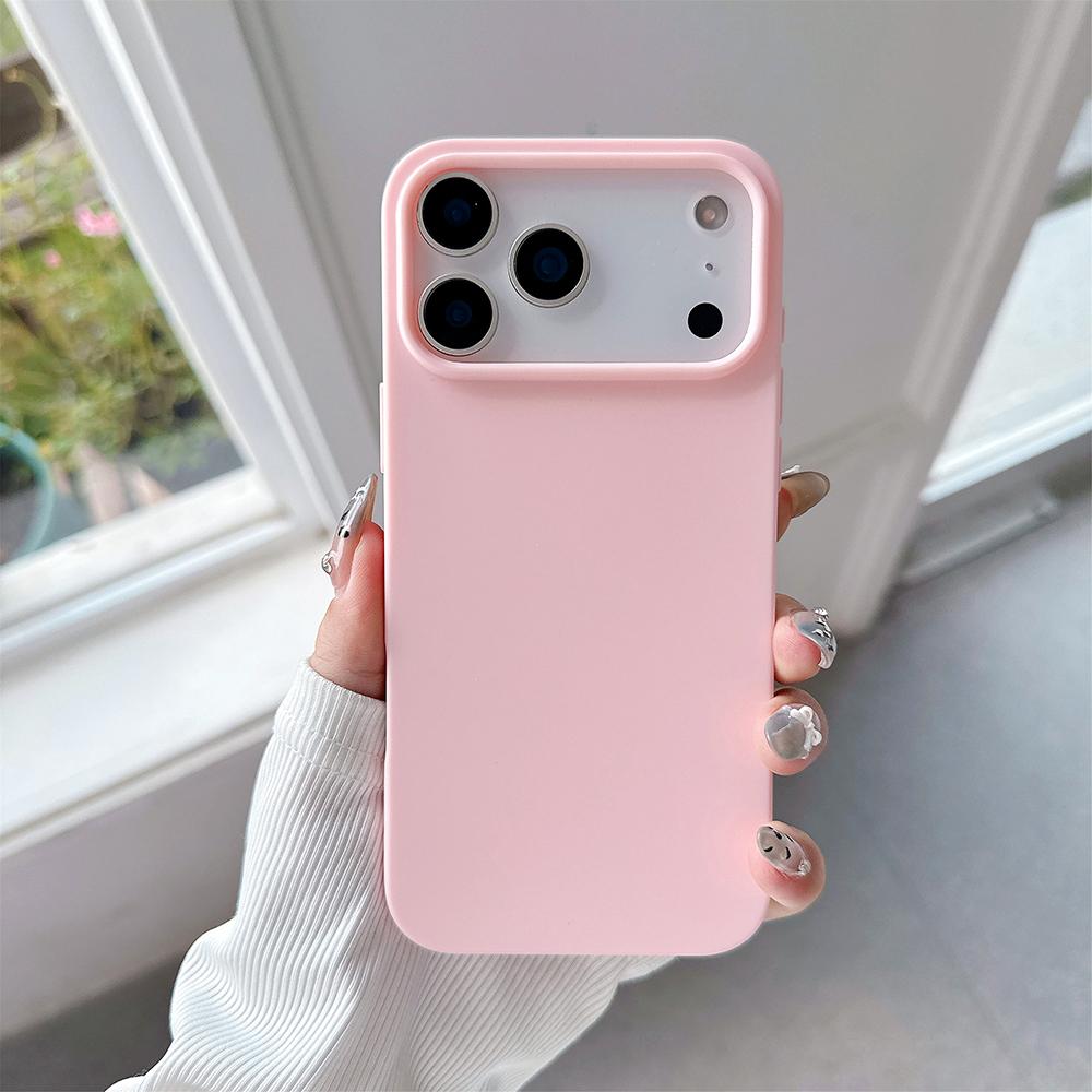 Роскошный Чехол Конфетного Цвета Для iPhone 17 Air 16 15 14 13 Pro Max Plus 16e Матовый Силиконовый Мягкий Ультратонкий Чехол TPU Оболочка 17ProMax