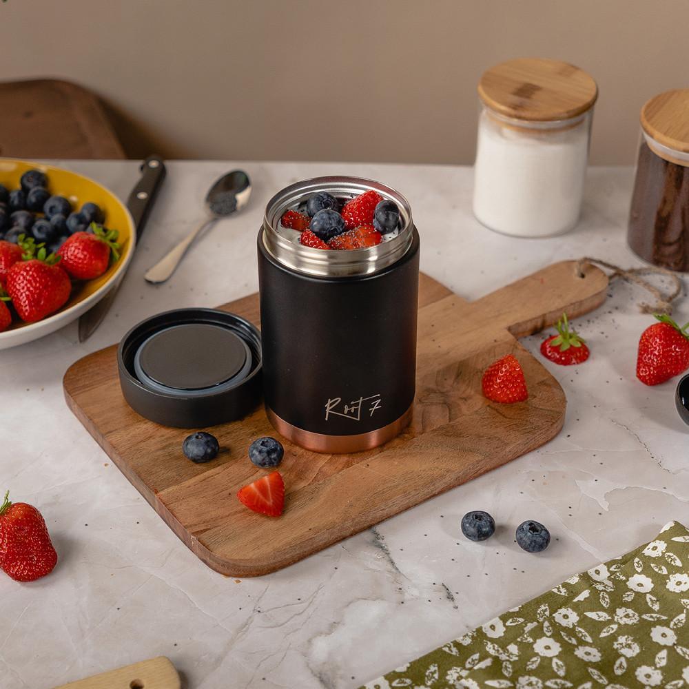 Travel Set: Thermal Bottle and Food Container