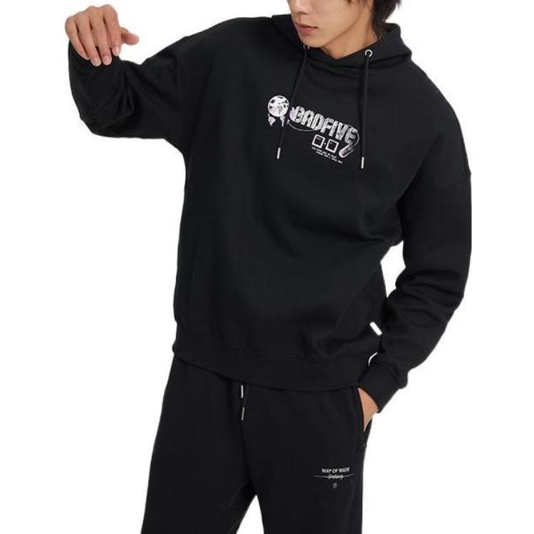 Свитшот Li Ning Badfive Мужской Черный AWDSD37-4