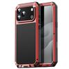 Металлический противоударный чехол-броня для IPhone Air 12 13 14 15 16 17 с встроенной защитой экрана, полный чехол