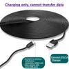 Прочный USB-Micro USB кабель для зарядки, кабель питания для камеры видеонаблюдения, прочный и простой в использовании, только для зарядки