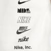 Nike Логотип Буква Флис Спортивный Повседневный Свитшот Пуловер с Круглым Вырезом Комплект Унисекс топы, низ CK6366-010+DX0782-030