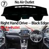 Автомобильный коврик на панель приборов Dash Mat Board Pad Carpet Dashmat Анти-УФ коврики Аксессуары для Daihatsu Rocky Perodua Ativa -2025