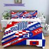 Dinamo Zagreb Pattern Bedding Set Quilt Cover Pillowcase Home Decor Gift (1 * duvet cover + 2 * pillowcase, without core)