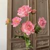 6 Heads Fake Flower with Buds Artificial Faux Plants Peony Artificial Flower  Wedding Decoration