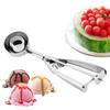 Sale Kitchen Accessories Stainless Steel Spring Handle Mash Potato Scoop Food Grade Ice Cream Spoon