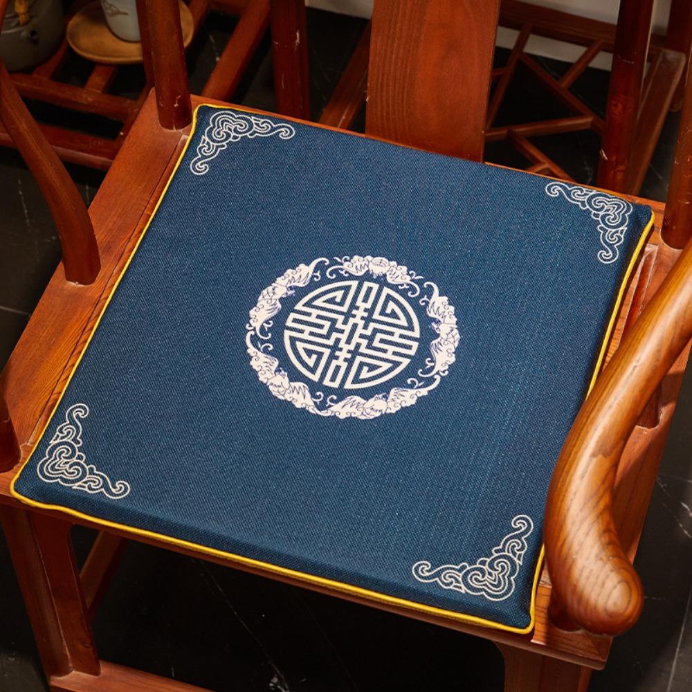 Подушка для дивана из красного дерева, утолщенная подушка сиденья для китайского обеденного стула, мебель из массива дерева, кресло