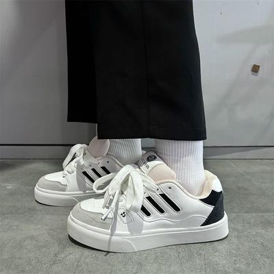 Корейская версия нишевые студенческие повседневные уличные съемки универсальные ретро туфли Dexun новые туфли на плоской подошве в стиле порт Харадзюку женские