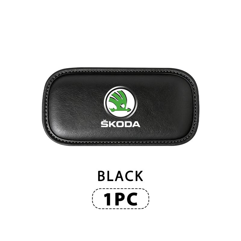 AAAAT1 Для Skoda Кожаная Накладка на Колено Подушка Салона Автомобиля Защитная Подушка Fabia 1 2 Octavia a7 RS Superb Rapid Yeti Karoq Vision