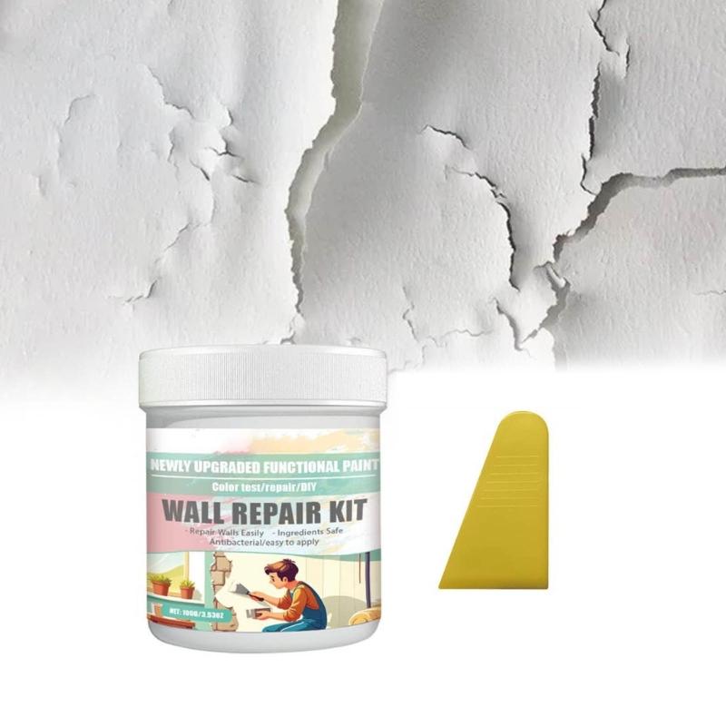 Крем для ремонта стен Заплатки для гипсокартона Ремонтные пасты Профессиональное решение для ремонта поврежденных стен, заделки дыр 100 г/бутылка Пасты