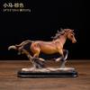 Figurine Collectible Horse Ornament Tabletop Decoration Sculpture for Furniture Desk Decoration Bookcas Office Home Decor