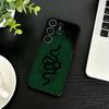 Классический чехол-змея для Samsung S26, S25, S24, S23, S22, S21, S20, Plus, Fe, Lite, Другие Черный чехол