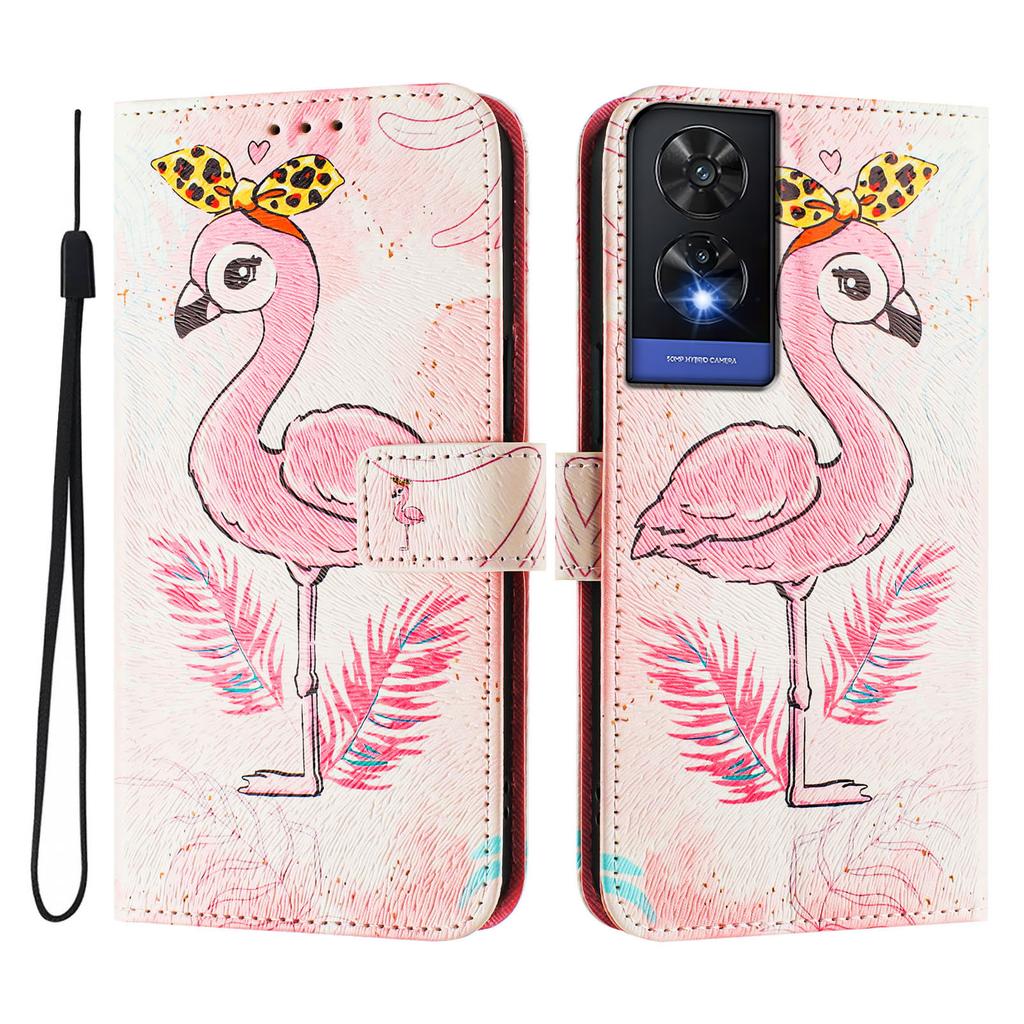 Роскошный кожаный чехол-кошелек Flamingo в стиле книги для TCL 305,306,403,501,TCL 30,30 Plus,30 XE 5G,201,303,20 R,40R,TCL 40 SE...