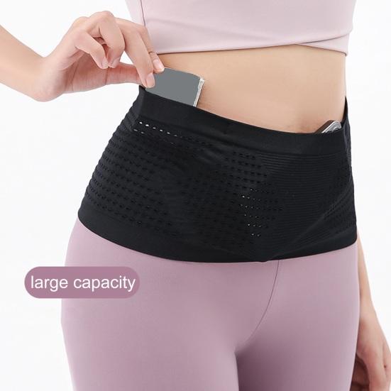 Невидимая поясная сумка, бесшовный противоударный пояс для бега, спортивная сумка, спортивная сумка унисекс, сумка Fanny для мобильного телефона