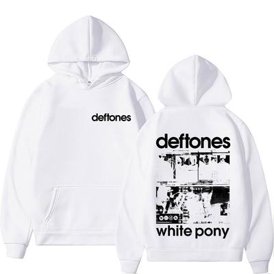 Худи с графическим принтом Deftones White Pony для мужчин и женщин, Хип-хоп, Альтернатива, Хэви-метал, Популярная уличная одежда, Мужская мода, Худи