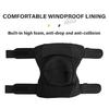 1 Pair Motorcycle Knee Shin Guard Pads Black Adjustable Knee Cap Pads Protector Armor for Motocross Racing Mountain Biking