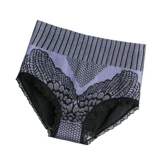 Женские трусы с высокой талией, обтягивающие, дышащие, с принтом, эластичные, с контролем живота, антисептические