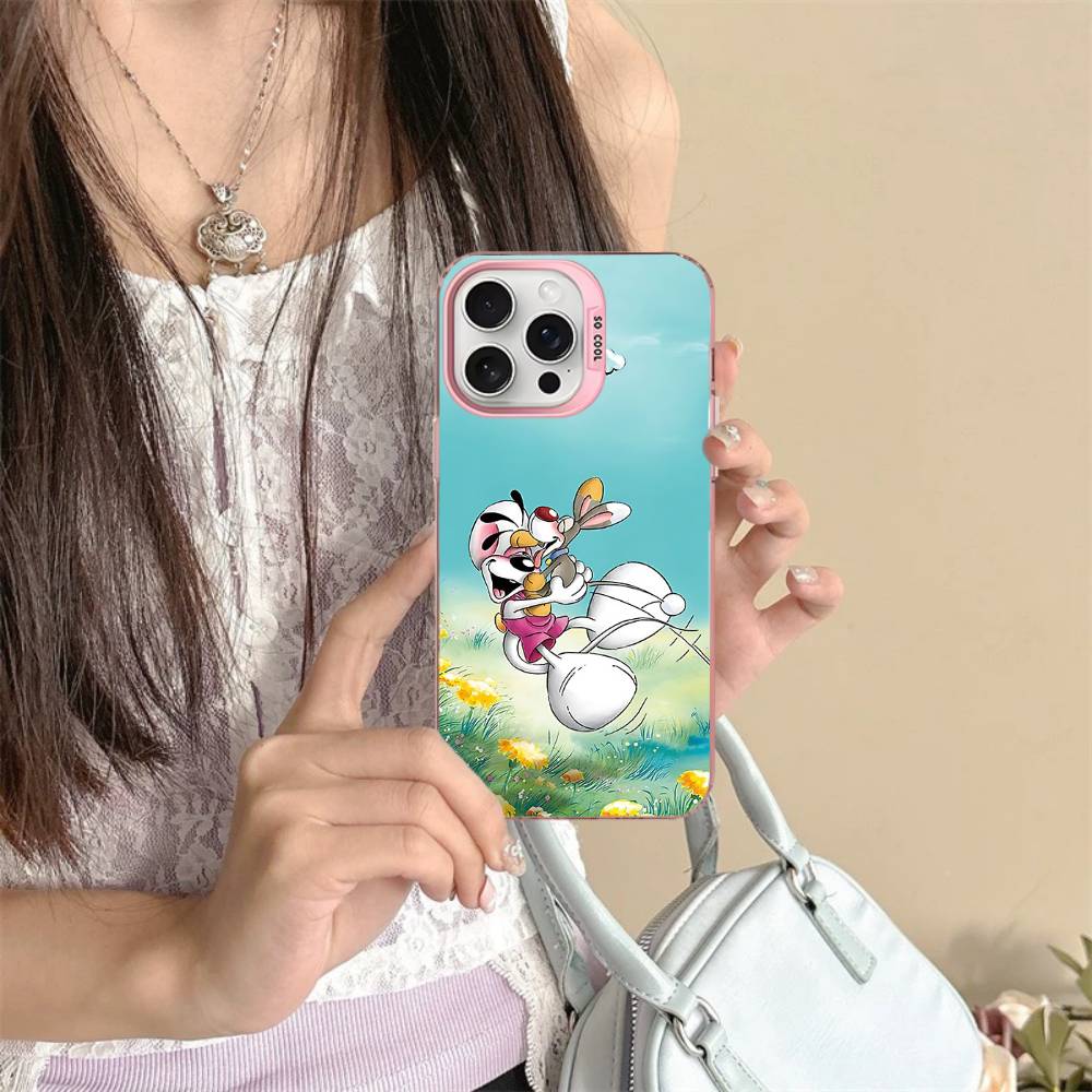 Мультяшный чехол D-Diddl для iPhone 16 15 14 13 12 11 17 Pro MAX Plus Pro, матовый, противоударный