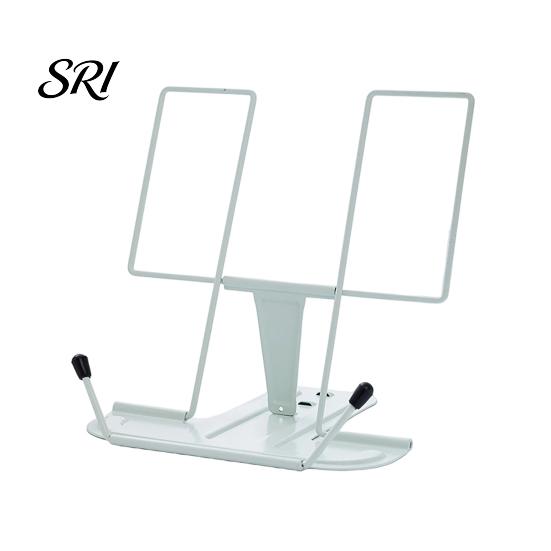 Book Holder for Office Use Foldable Iron Stand Adjustable with Non-Slip Base Portable Desktop book, Sheet Music & Study Stable