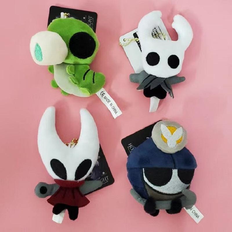 Hollow Knight Plush Keychain Cute Bug Knight Doll Backpack Charm Soft Stuffed Toy Anime Game Pendant Bag Accessory Gifts
