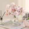 Cherry Blossom Branch Bouquet Short Branch Spring Peach Flower Artificial Flower Home Decoration Small Bouquet