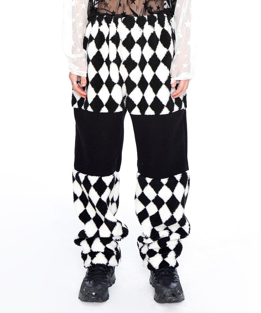 EPONYM Color Block Fleece Pants_Argyle