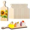 1pc Wooden Cutting Boards Painting, Engraving Ideal for Signature, Staining, Projects, Christmas, Halloween Thanksgiving Crafts Gifts, Natural Wood Ma