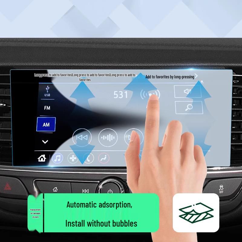 Защитная пленка для экрана навигации центральной консоли Buick Regal, закаленное стекло для приборной панели GS, модификация интерьера 2024.