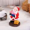 Garden Resin Santa Claus Ornament Christmas Decorations Car Santa Claus Figure Desktop Ornament