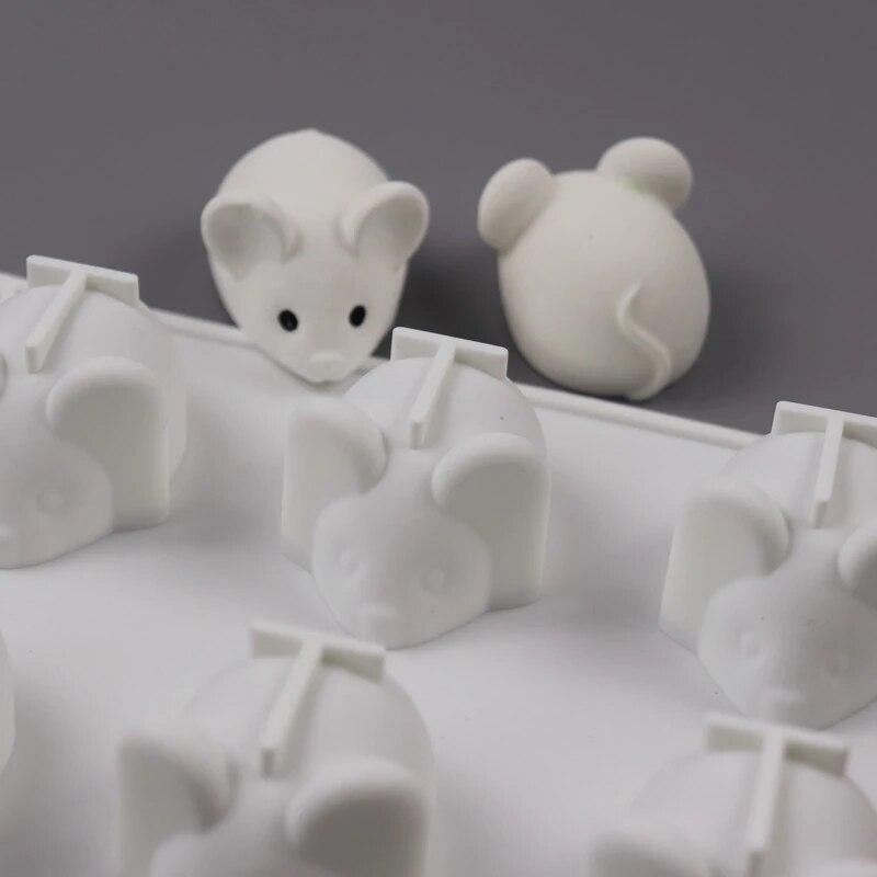 3D мышь силиконовая форма десертная форма для выпечки шоколада кухонные формы для выпечки помадка инструменты для украшения торта