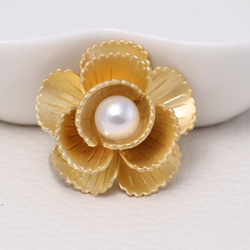 Благородная матовая брошь Ya Gold Brooch Ya Silver Brooch Temperament Clothing Accessories