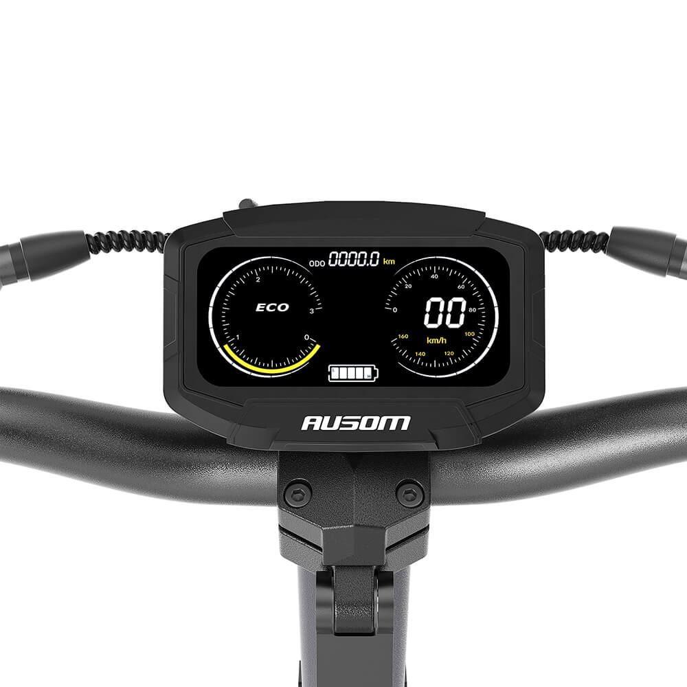 Ausom Электросамокат DT2 Pro, 2*1100 Вт Мотор, 52 В 23,4 Ач, Шина 10*3,0 дюйма, Максимальная скорость 68 км/ч, Максимальный запас хода 115 км