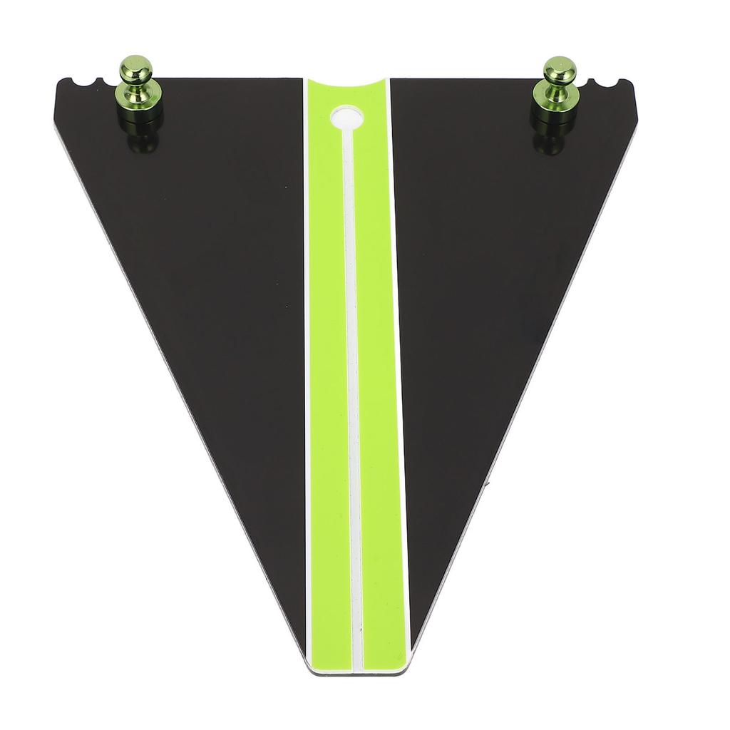 Golf Putting Alignment Mirror Shockproof Portable Training Aid Acrylic Groove Putting Mirror for Outdoor Practice