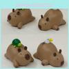 Action Capybara Figure Cartoon Model Toy Decoration Doll Children Ornament Gifts