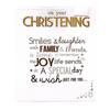 On Your Christening Greetings Card
