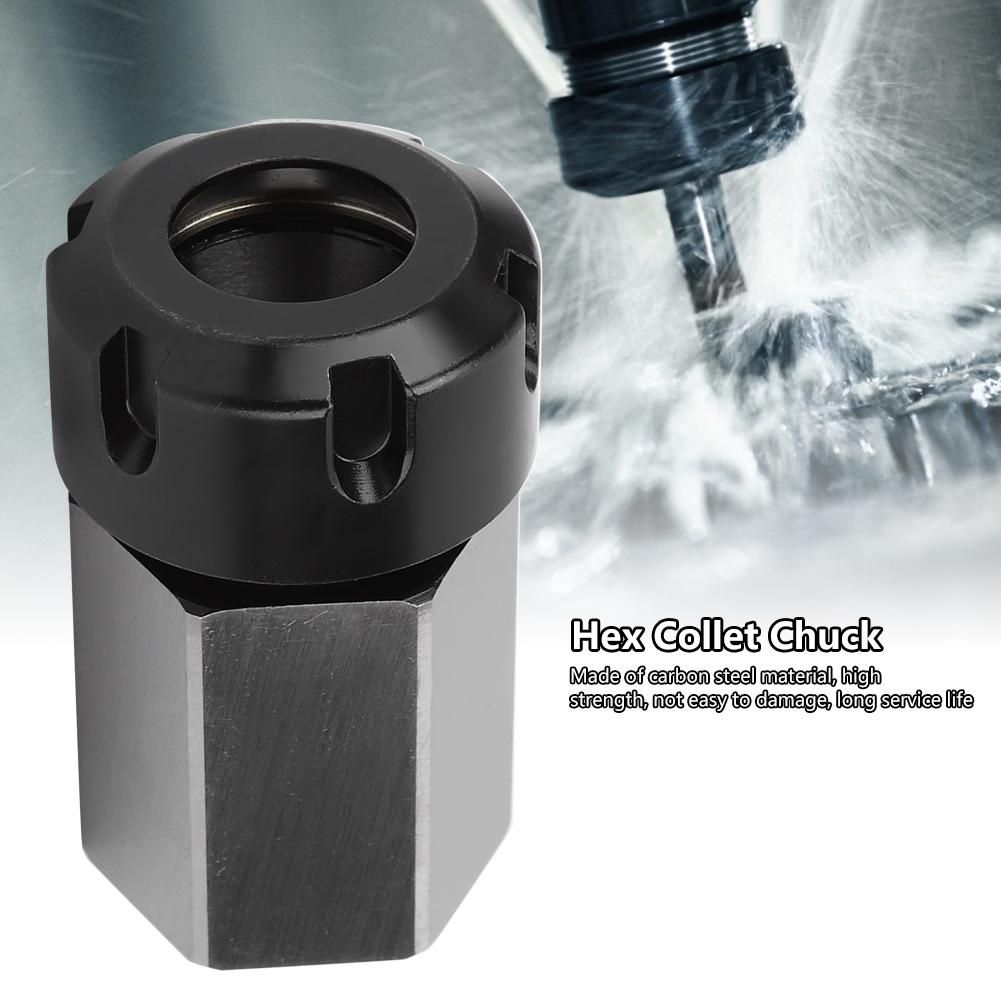 Шестигранный цанговый патрон из серебристой углеродистой стали, высокопрочный держатель инструмента для токарного станка с ЧПУ ER253240ER40