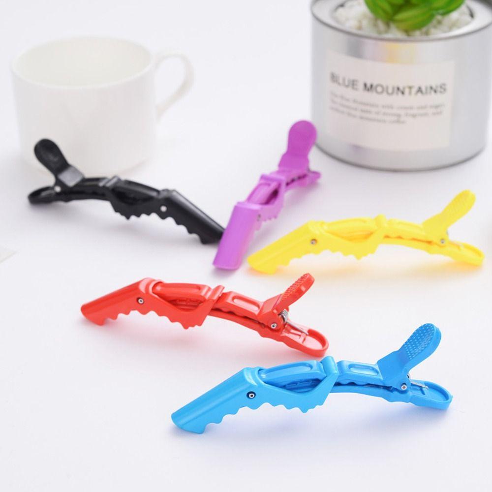 Colorful Crocodile Hairpins Salon Hair Barber Accessories Hairdressing Hair Grip  Men/Women