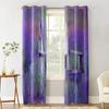 Фиолетовый цветок лаванды, поле, стул, оконные шторы, кухонные шторы, панель, домашний декор, шторы для гостиной, шторы для спальни