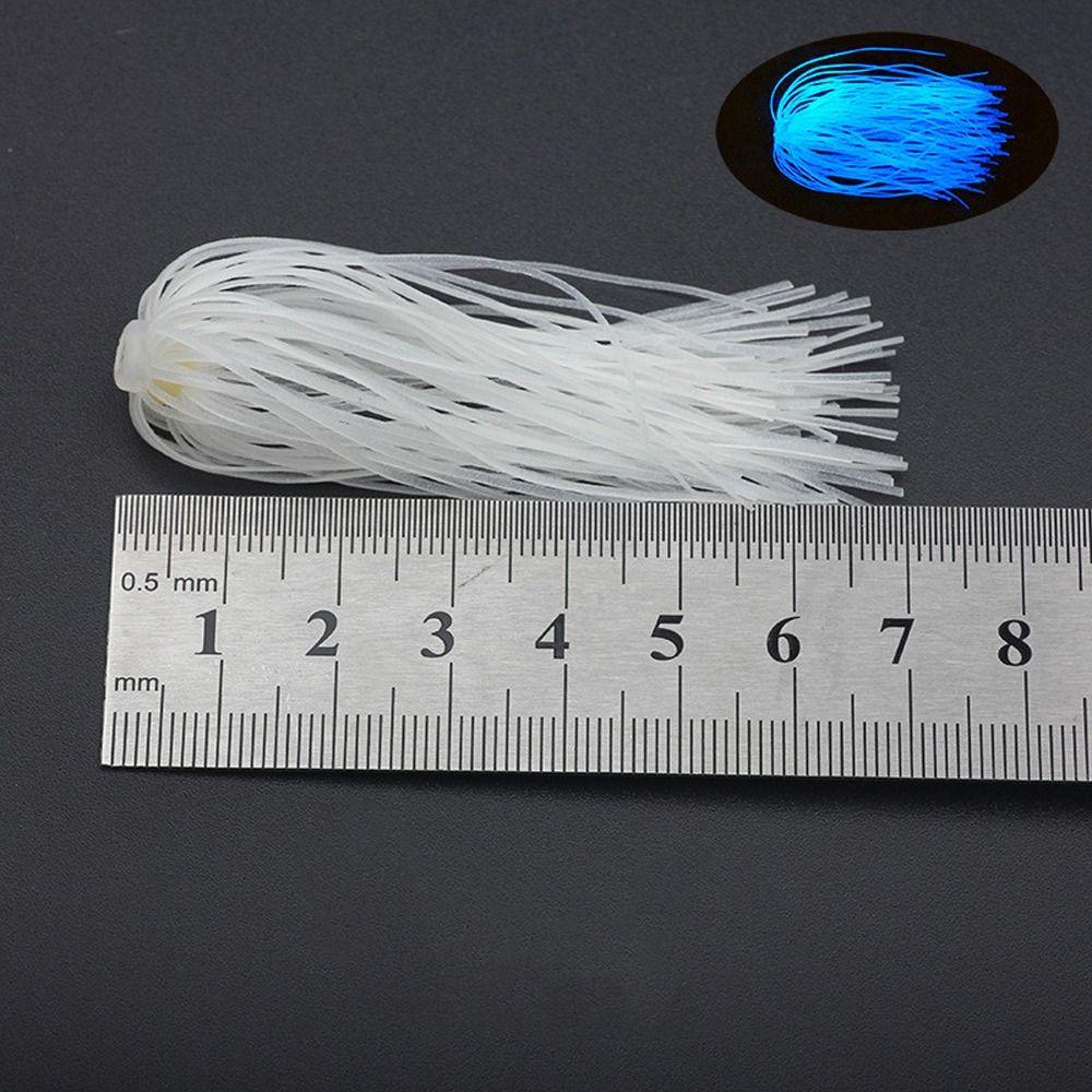 88 Strands Fishing Umbrella Skirts Luminous Silicone Jig Skirts  DIY Spinnerbaits