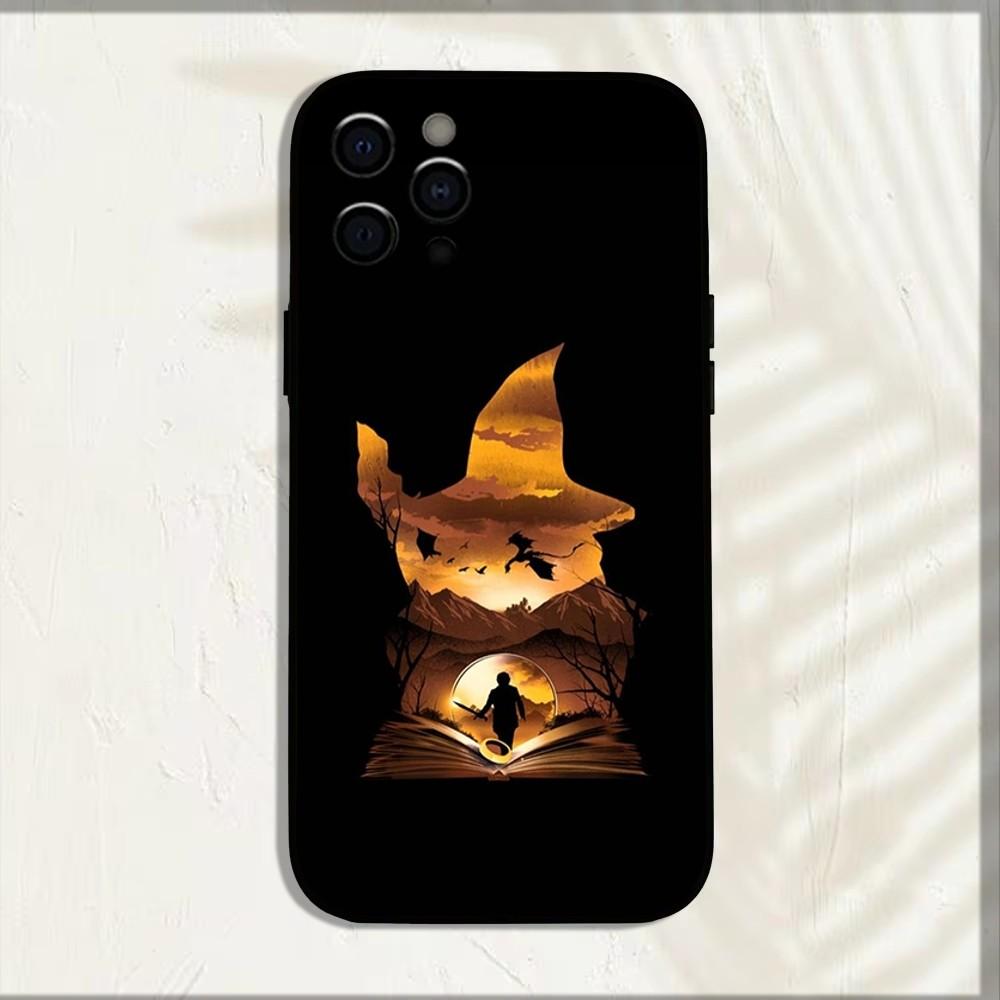 Чехол для телефона Film The L-Lord R-Rings для iPhone 16,15,14,13,12,11,Pro,X,XS,Max,XR,Plus,Mini Мягкий Черный Чехол