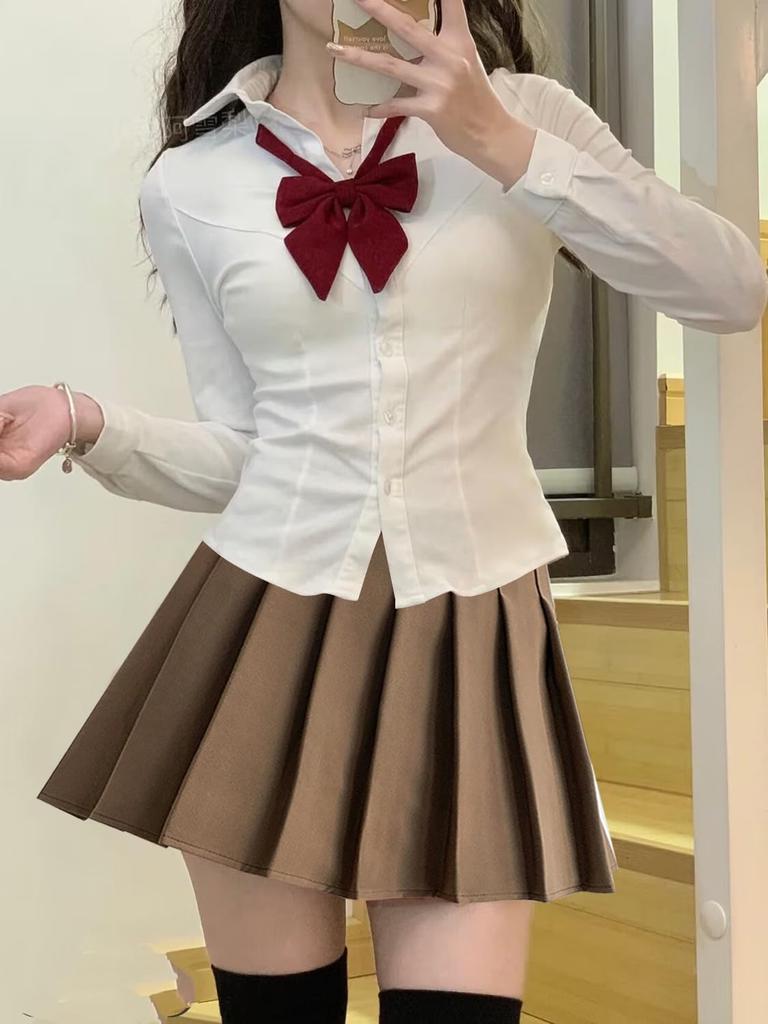 Косплей школьная форма костюм на Хэллоуин JK костюм набор школьный фестиваль культурный фестиваль костюм хаки 2XL [Wuzfully] 3-х частей