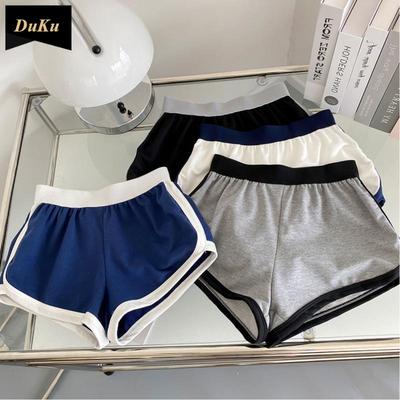 Спортивные повседневные брюки женские весенние и летние тонкие шорты шорты с высокой талией прямые узкие брюки