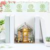 Miniature Doll House DIY Garden House Kit Making Room Model Building Home Decoration with Furniture Wooden Craft DollHouses Gift