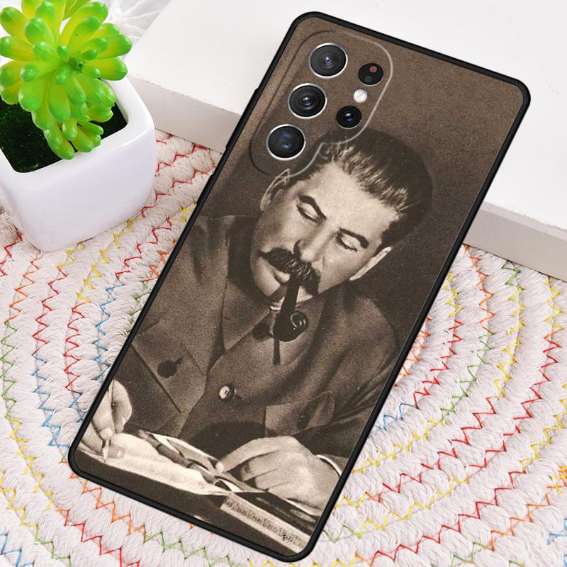 Русский Сталин СССР ТПУ Чехол для телефона Для Samsung Galaxy note 10 pro S26 S25 S24 S23 S22 Ultra Plus S21 FE S20 Ударопрочный Чехол