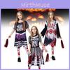 Halloween Zombie Cosplay Costume Cheerleading Team Party Dress Stage Performance