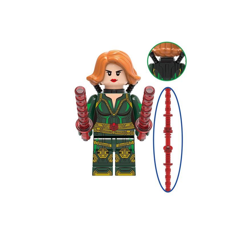 Новые минифигурки Черной Вдовы, игрушки-строительные блоки супергероев