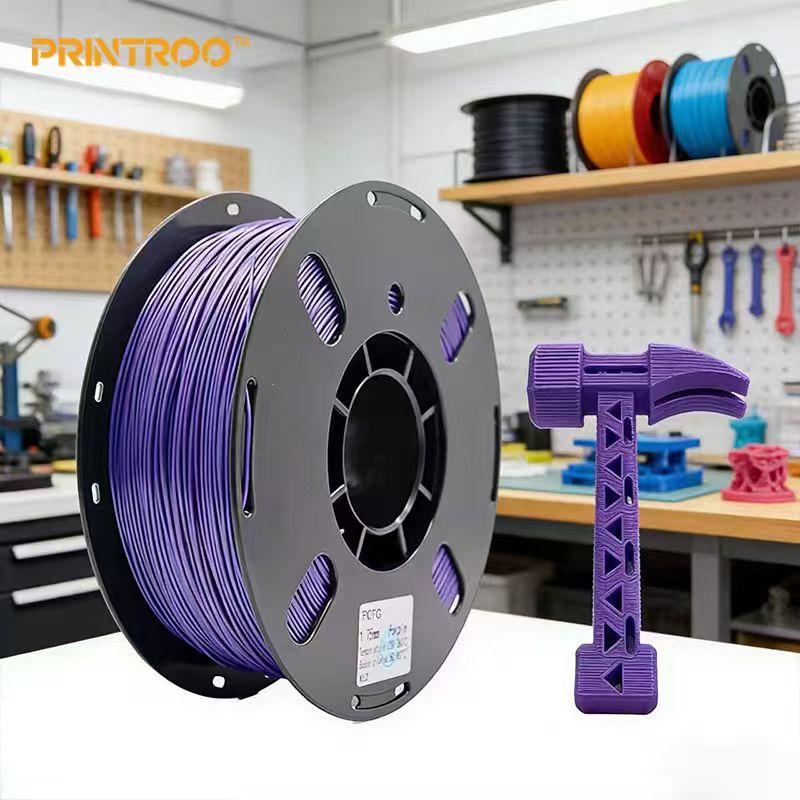 PRINTROO Factory Direct 3d Printer PCTG Filament Good Price Fast Shipping Plastic Rods Filament High Quality Sells