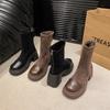 2025 Direct Sales Support 2025 Autumn and Winter New Fashion Martin Boots Short Boots Height-increasing and Thin Boots